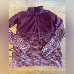 Xersion Burgundy Quick-Dri Pullover‎